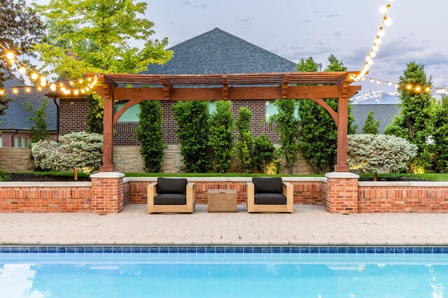 2177 W 9240 S, West Jordan, UT 84088 - outdoor pool with a pergola and a patio area