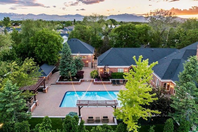 2177 W 9240 S, West Jordan, UT 84088 - outdoor pool with a mountain view