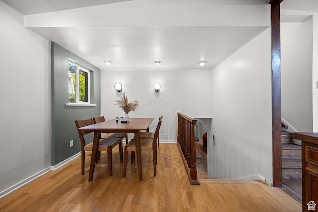 3681 S Terrace Heights Rd, Millcreek, UT 84109 - dining room featuring wood finished floors and baseboards