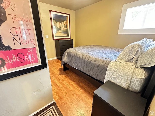 829 E Markea Ave, Salt Lake City, UT 84102 - bedroom with wood finished floors and baseboards