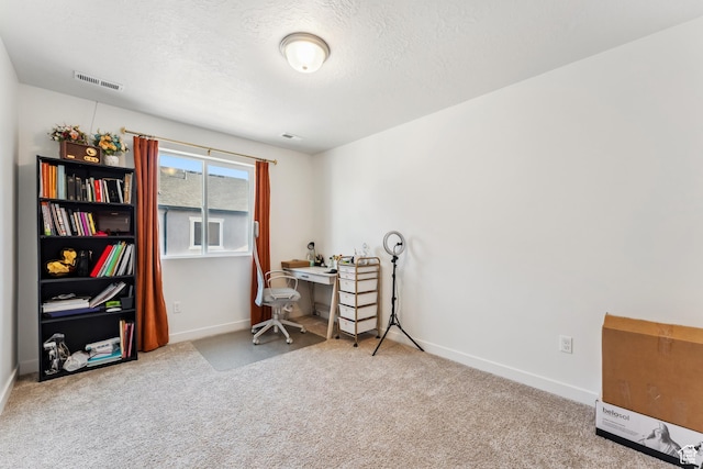 3324 W 3745 S Unit 4065, West Haven, UT 84401 - carpeted office with baseboards and a textured ceiling