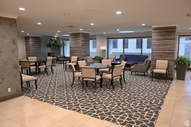 44 W 300 S Unit 1107N, Salt Lake City, UT 84101 - community lobby featuring recessed lighting and ornamental molding