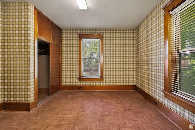 157 N 500 W, Logan, UT 84321 - unfurnished room with baseboards and wallpapered walls