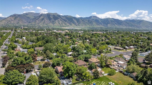 157 N 500 W, Logan, UT 84321 - aerial perspective of suburban area featuring a mountain backdrop