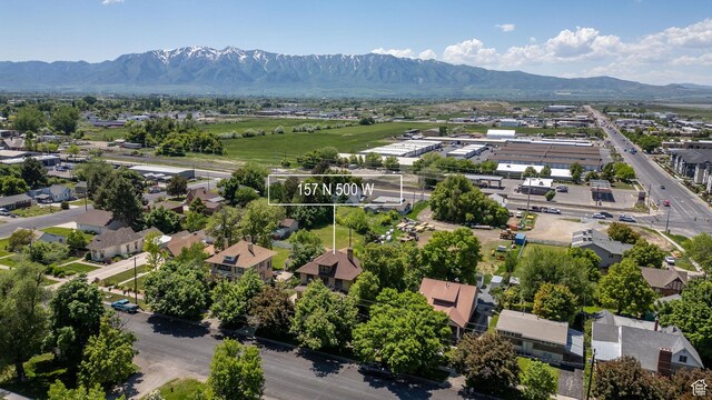 157 N 500 W, Logan, UT 84321 - aerial perspective of suburban area with a mountainous background