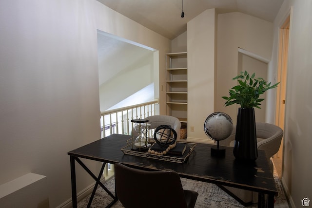 874 W Schneitter Cir Unit 7, Midway, UT 84049 - carpeted office space with vaulted ceiling and baseboards