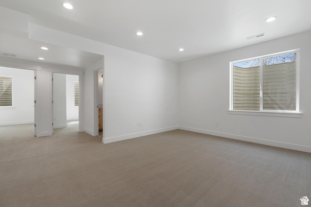 1782 E Bermondsey Ct, Holladay, UT 84117 - unfurnished room featuring recessed lighting, light carpet, and baseboards