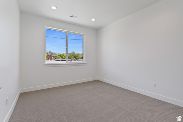 1782 E Bermondsey Ct, Holladay, UT 84117 - carpeted spare room with baseboards and recessed lighting