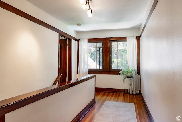 1376 E Perry Ave, Salt Lake City, UT 84103 - corridor featuring wood finished floors and baseboards