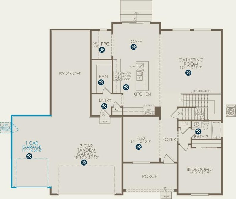 4934 N Topaz Ln, Eagle Mountain, UT 84005 - home floor plan