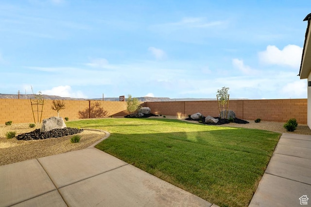 6068 S White Trails Dr, St George, UT 84790 - view of yard featuring a patio