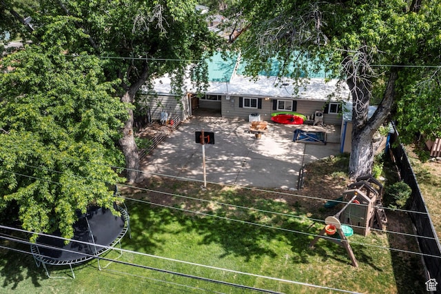 1225 E 5th St, Ogden, UT 84404 - back of property with a patio