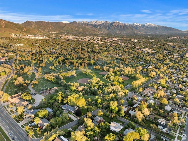 785 E Tenth Ave N, Salt Lake City, UT 84103 - aerial view of property's location with mountains and nearby suburban area