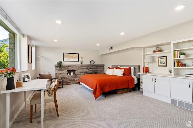 785 E Tenth Ave N, Salt Lake City, UT 84103 - bedroom featuring light colored carpet and recessed lighting