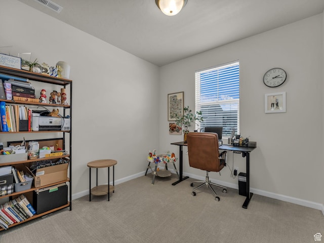 6352 N Canter Dr, Stansbury Park, UT 84074 - home office with carpet floors and baseboards