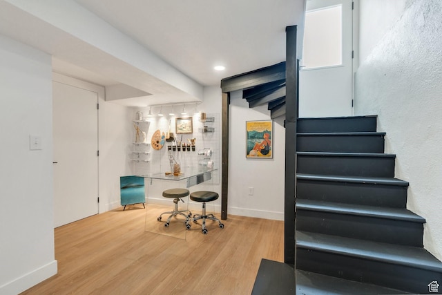 1440 E 1300 S, Salt Lake City, UT 84105 - stairs featuring wood finished floors and baseboards