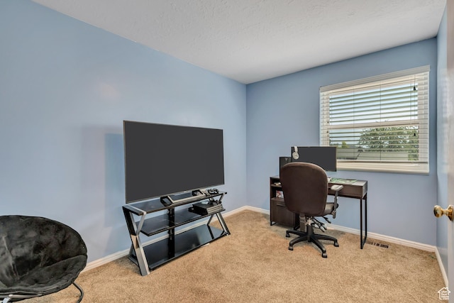 1254 W 2700 S, Syracuse, UT 84075 - office space with carpet floors, baseboards, and a textured ceiling