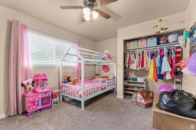 2091 N 180 E, Provo, UT 84604 - carpeted bedroom featuring ceiling fan and a closet