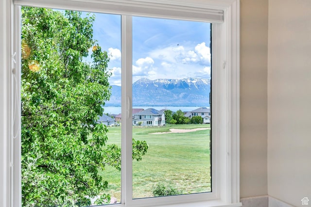 1736 S Range Rd, Saratoga Springs, UT 84045 - detailed view of a mountainous background and a residential view