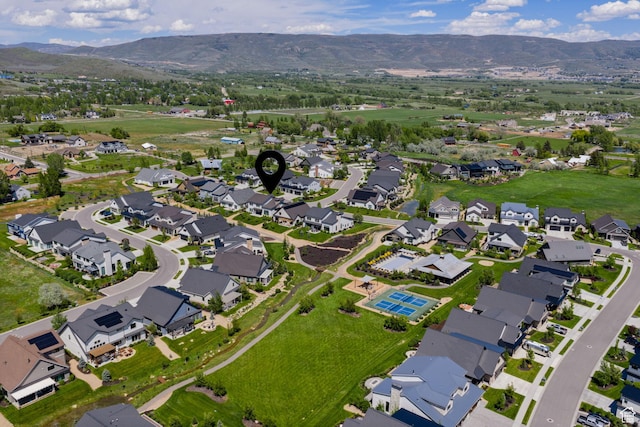 517 N Farm Hill Ln, Midway, UT 84049 - aerial overview of property's location featuring mountains and nearby suburban area