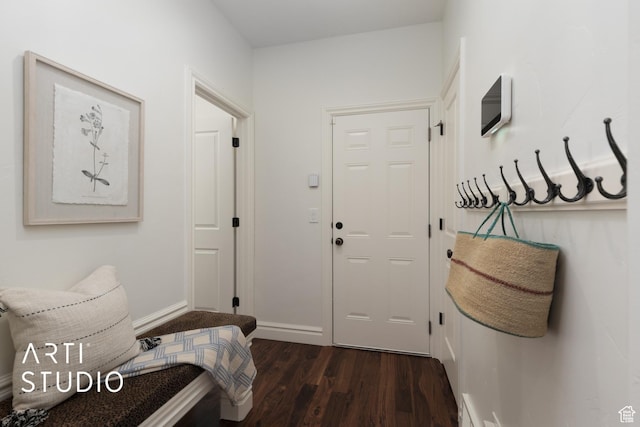 2188 E Tuscany Creek Way S, Draper, UT 84020 - entrance foyer with dark wood finished floors and baseboards