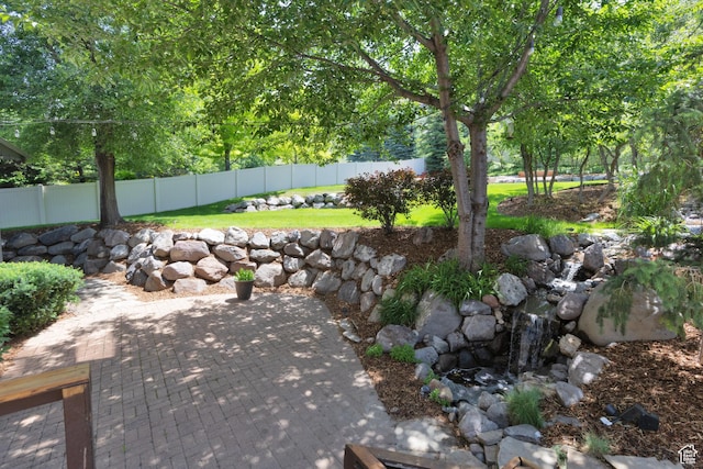 2188 E Tuscany Creek Way S, Draper, UT 84020 - fenced backyard featuring a patio area