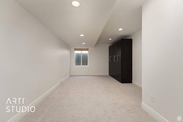 2188 E Tuscany Creek Way S, Draper, UT 84020 - empty room with recessed lighting, light carpet, and baseboards