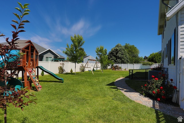 1062 Creek View Dr, Fruit Heights, UT 84037 - view of yard featuring a playground