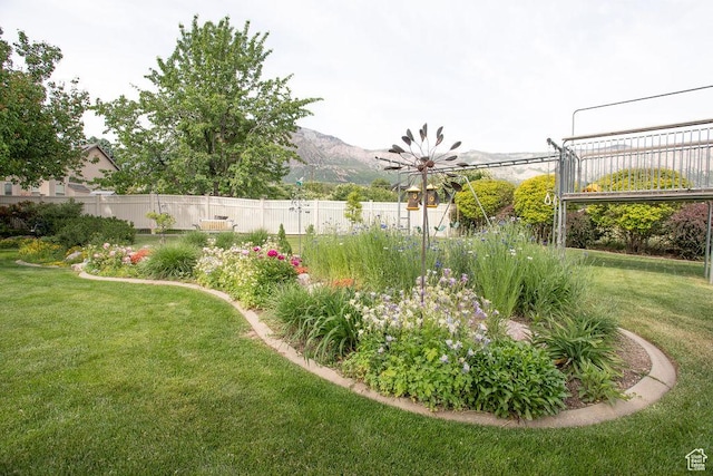 3234 N 550 W, Pleasant View, UT 84414 - view of yard featuring a mountain view