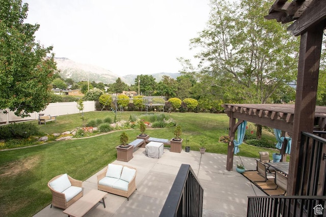 3234 N 550 W, Pleasant View, UT 84414 - view of patio / terrace featuring a mountain view