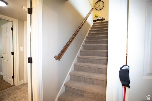 3234 N 550 W, Pleasant View, UT 84414 - stairway with carpet