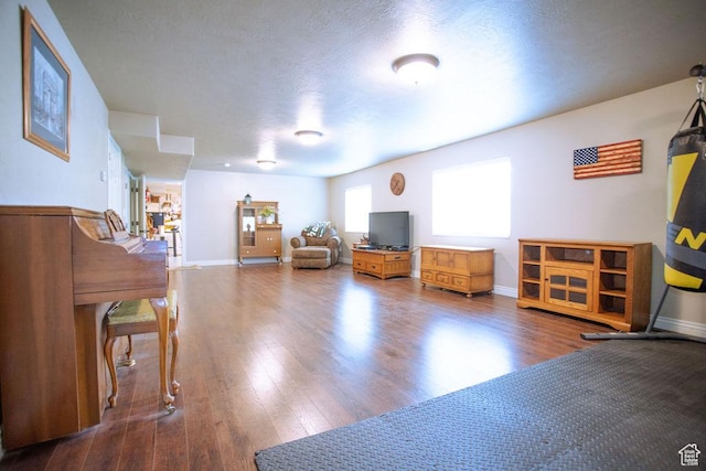 3234 N 550 W, Pleasant View, UT 84414 - living area featuring wood finished floors and baseboards