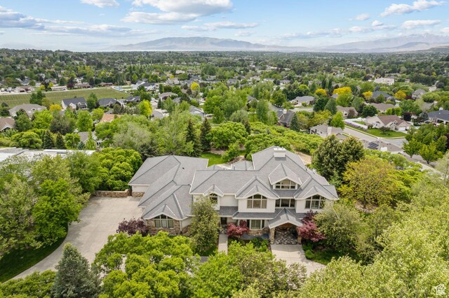 870 E Quail Hollow Cir, Alpine, UT 84004 - view from above of property featuring mountains