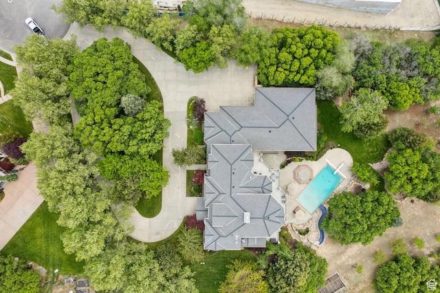 870 E Quail Hollow Cir, Alpine, UT 84004 - bird's eye view of a pool