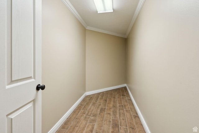 870 E Quail Hollow Cir, Alpine, UT 84004 - empty room with ornamental molding, light wood-style floors, and baseboards