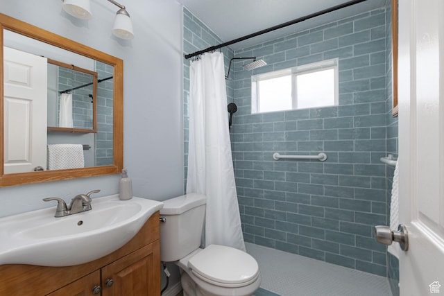 4815 W 4895 S, Kearns, UT 84118 - bathroom featuring vanity, tiled shower, and toilet