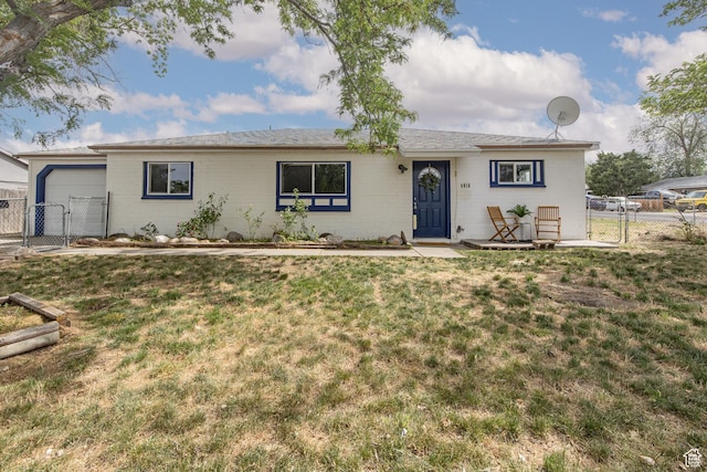 4815 W 4895 S, Kearns, UT 84118 - ranch-style house featuring a gate and a garage
