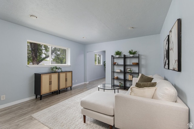 4815 W 4895 S, Kearns, UT 84118 - living area with wood finished floors, baseboards, and a textured ceiling