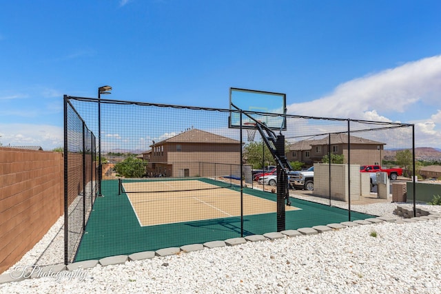 533 N Creek Ridge Cir, Washington, UT 84780 - view of basketball court with community basketball court and a tennis court