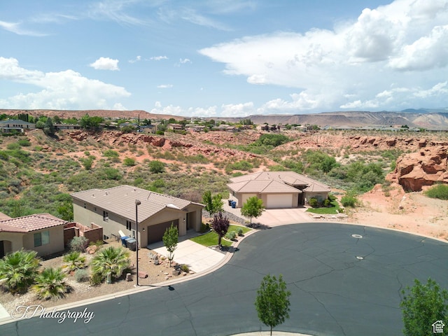 533 N Creek Ridge Cir, Washington, UT 84780 - view of subject property with a mountainous background and a desert landscape