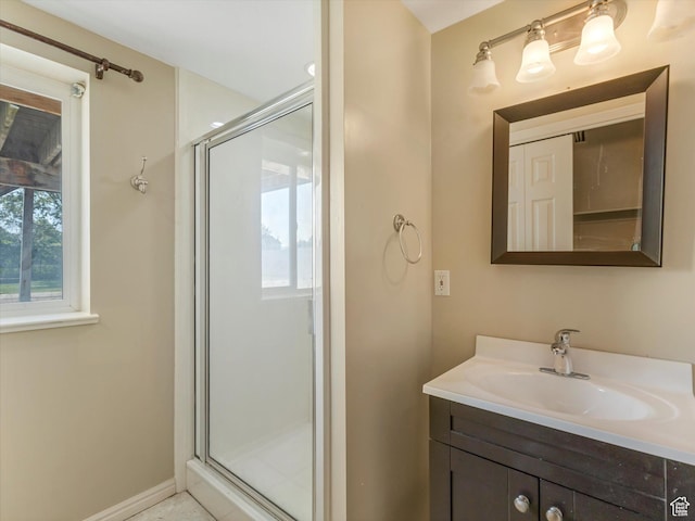 5986 S 4250 W, Roy, UT 84067 - full bath with a stall shower, vanity, and baseboards