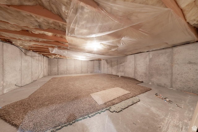 5986 S 4250 W, Roy, UT 84067 - view of unfinished basement