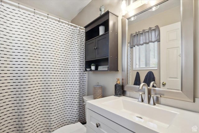 1158 N 2675 W, Layton, UT 84041 - bathroom featuring vanity, toilet, and curtained shower