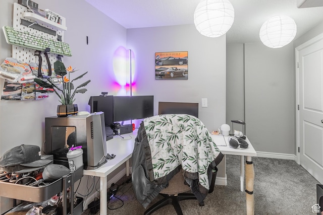 2869 W Chestnut St, Lehi, UT 84043 - carpeted home office featuring baseboards