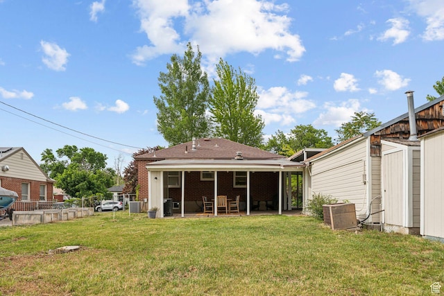 2578 E 2940 S, Salt Lake City, UT 84109 - rear view of house featuring central air condition unit and a patio area