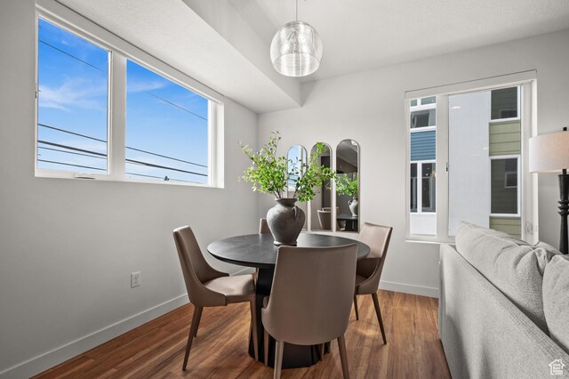 1034 W 1700 S Unit 121, Salt Lake City, UT 84104 - dining space featuring baseboards and wood finished floors