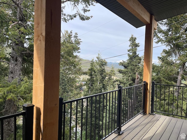 101 Crestview Cir, Park City, UT 84098 - view of wooden deck
