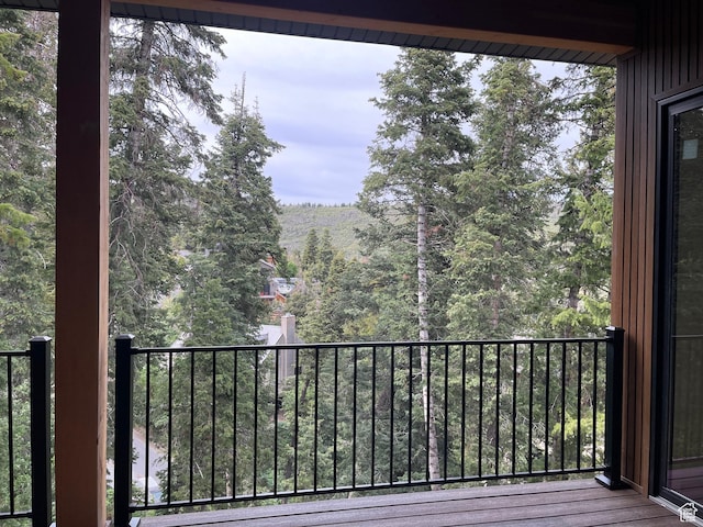 101 Crestview Cir, Park City, UT 84098 - balcony featuring a view of trees