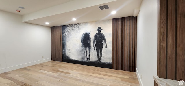 101 Crestview Cir, Park City, UT 84098 - unfurnished room featuring wood finished floors, recessed lighting, and baseboards