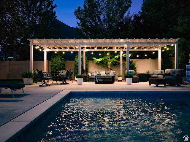 1901 S 1375 W, Syracuse, UT 84075 - view of pool with an outdoor hangout area, a pergola, and a patio